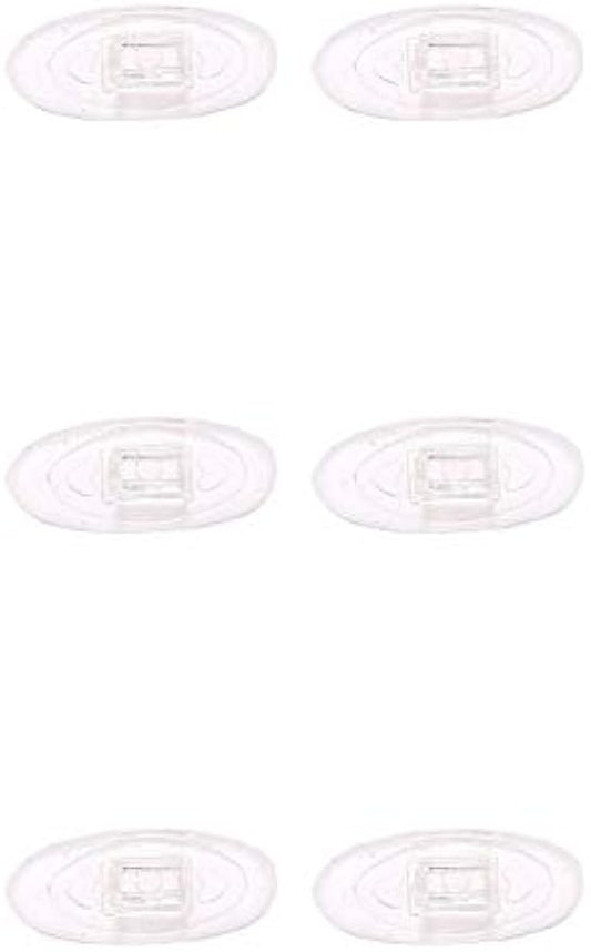 NicelyFit Clear Silicon Rubber Nose Pads for Oakley Glass Frames OX5079 OX5038 OX5066 OX5088 OX3102 OX5040 OX5042 etc.