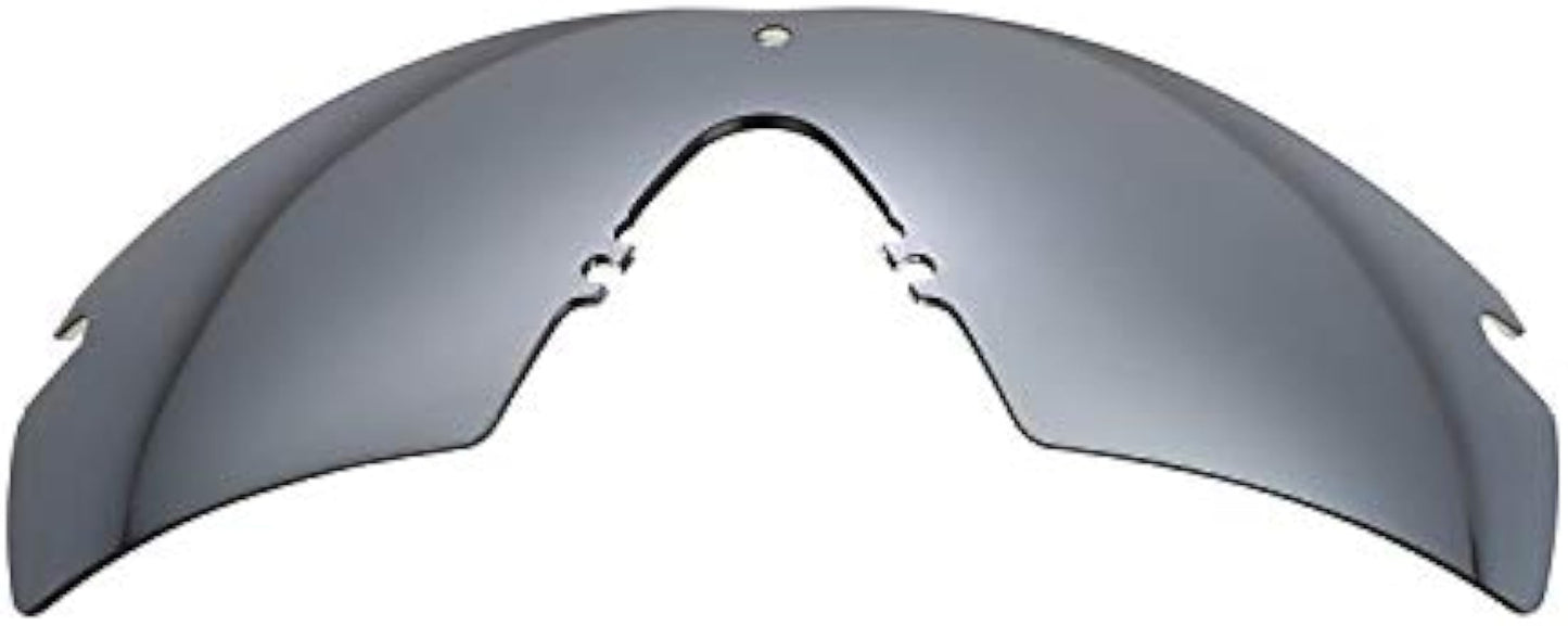 NicelyFit 4 Pairs Polarized Replacement Lenses for Oakley Si Ballistic M Frame 2.0 Sunglasses (Black Blue Red Titanium)