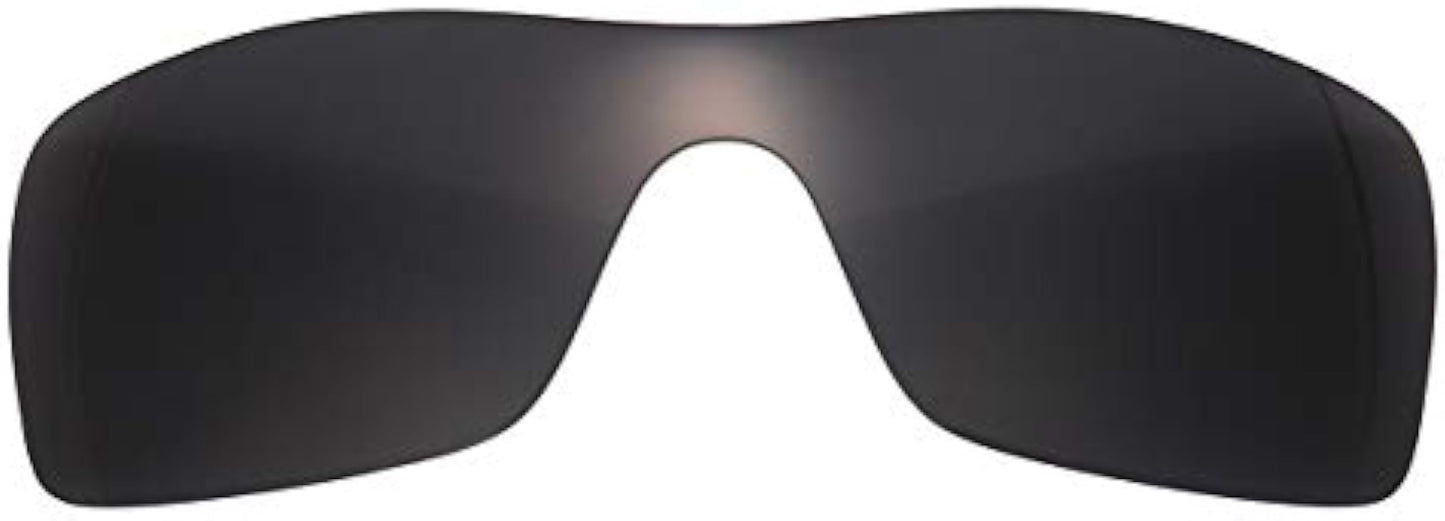 NicelyFit Polarized Replacement Lenses Shades for Oakley Batwolf Sunglasses Glass Frames (Pack of 4 - Black, Red, Blue, Titanium)