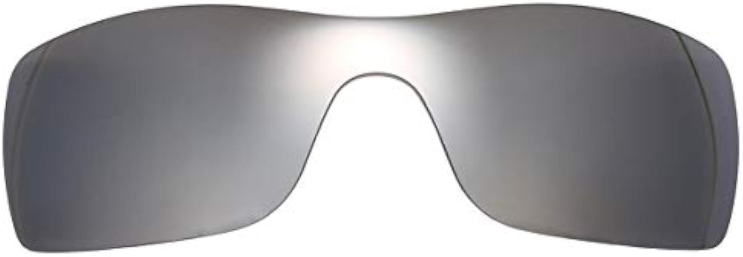 NicelyFit Polarized Replacement Lenses Shades for Oakley Batwolf Sunglasses Glass Frames (Pack of 4 - Black, Red, Blue, Titanium)