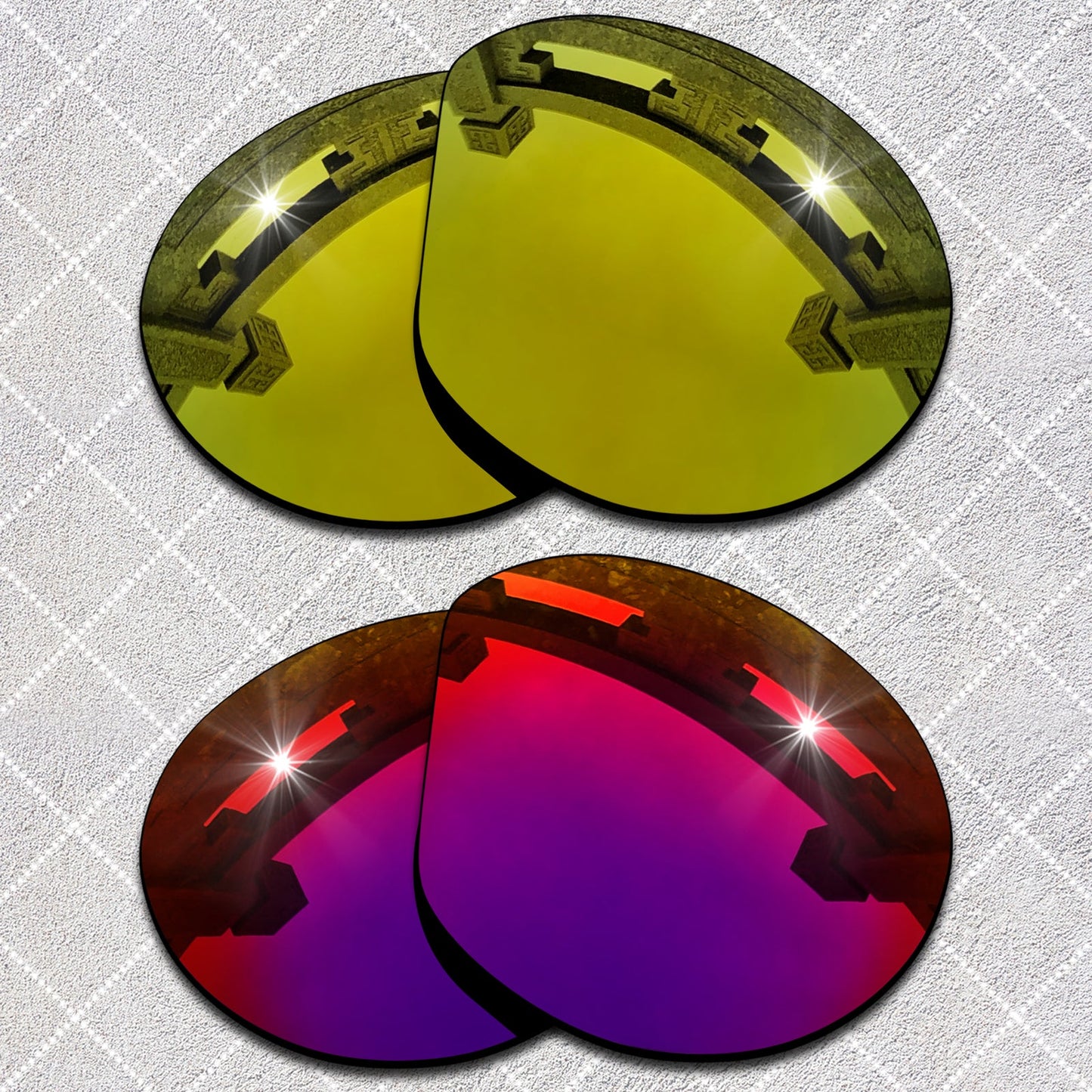 HeyRay Replacement Lenses for Meta HSTN OW8002 Sunglasses Polarized-Options