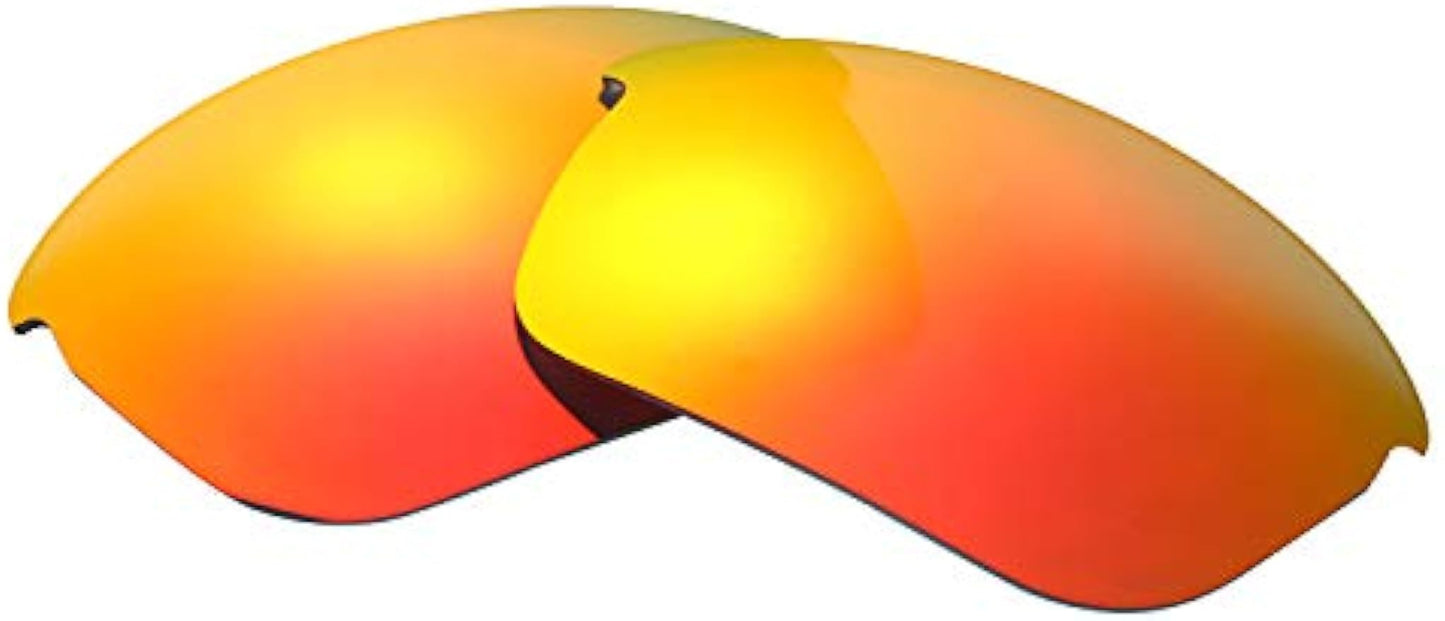 NicelyFit Pack of 4 Pairs Polarized Replacement Lenses for Oakley Bottle Rocket Sunglasses Glass Frame