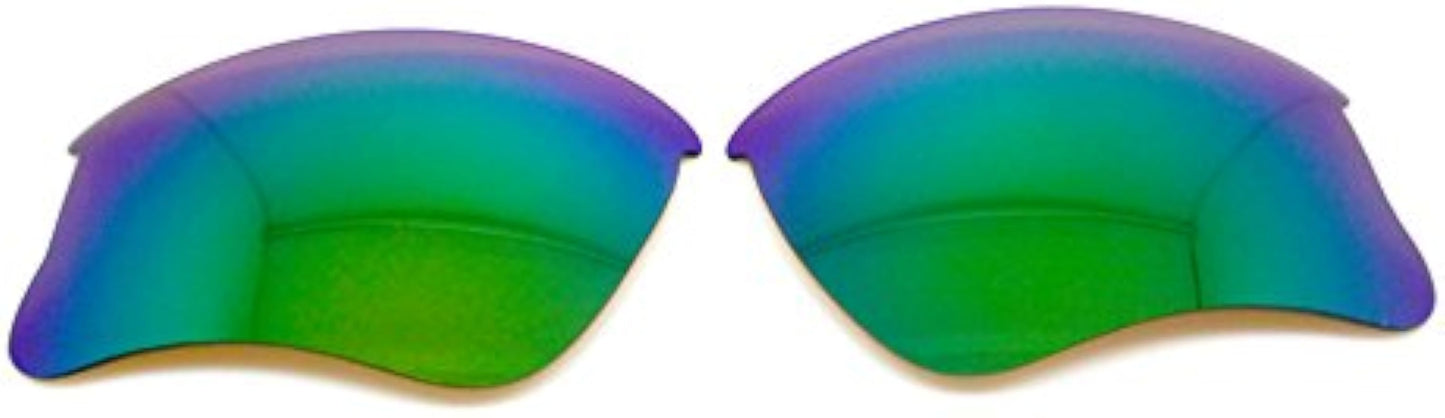 Polarized NicelyFit Replacement Lenses for Oakley Flak Jacket XLJ Sunglasses (Green Mirror)