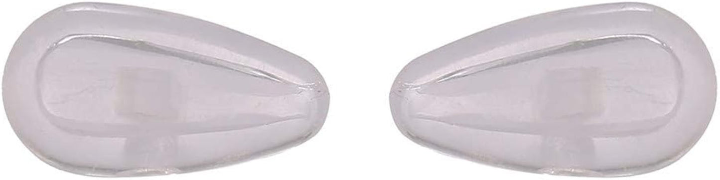 Lot of 10 Pairs Clear Screw-In Nose Pads w Air Cushion for Oakley Eye Glass Eyeglass Sunglasses Frames NicelyFit
