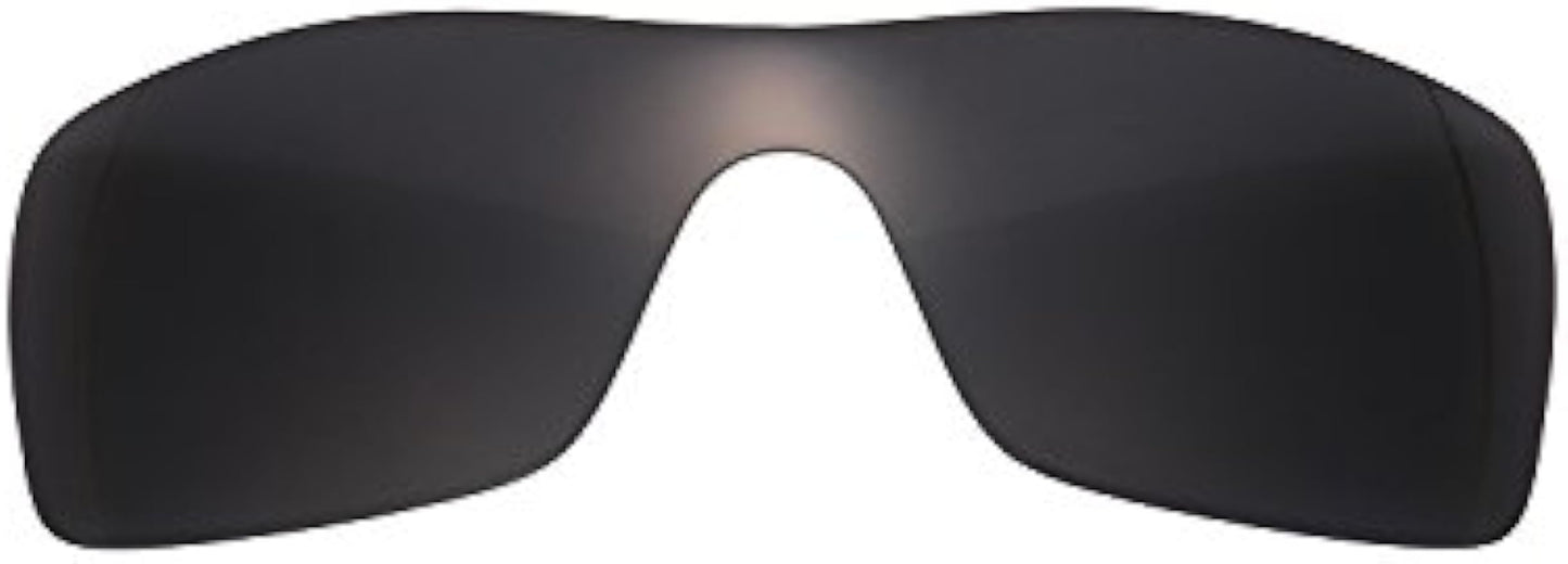 NicelyFit Polarized Replacement Lenses for Oakley Batwolf Sunglasses Glass Frame (Black)