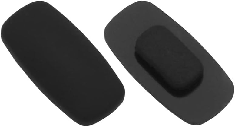 Caulo Clip On Nose Pads Compatible w Oakley Glasses Sunglasses Frames OO4128 OO4137 OX3229 OX3233 OX3235 OX5134 OX5137 OX5141 OX8134 etc (Translucent - 1 Pair)