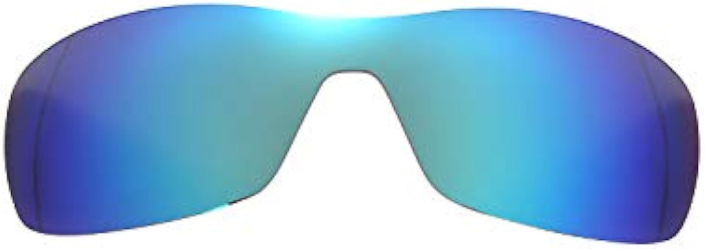 NicelyFit Polarized Replacement Lenses for Oakley Antix Sunglasses Glass Frames (Ice Blue Mirror)