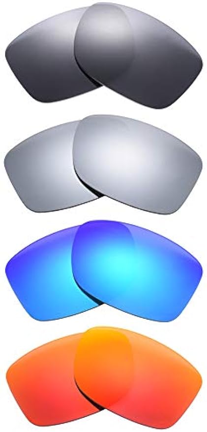 NicelyFit 4 Pairs Polarized Replacement Lenses for Oakley Jupiter Squared Sunglasses Glass Frames