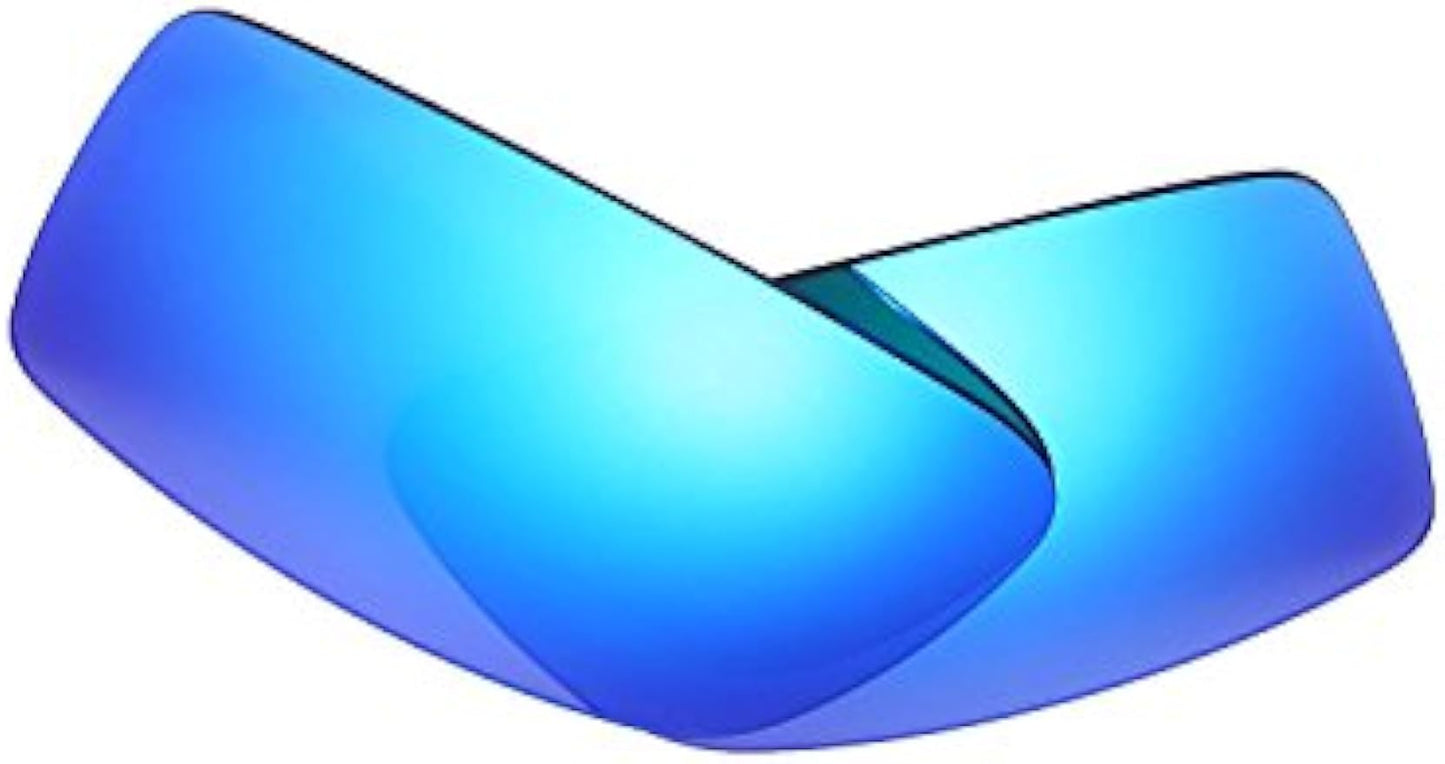 NicelyFit Polarized Replacement Lenses for Oakley Gascan Sunglasses (Ice Blue Mirror)