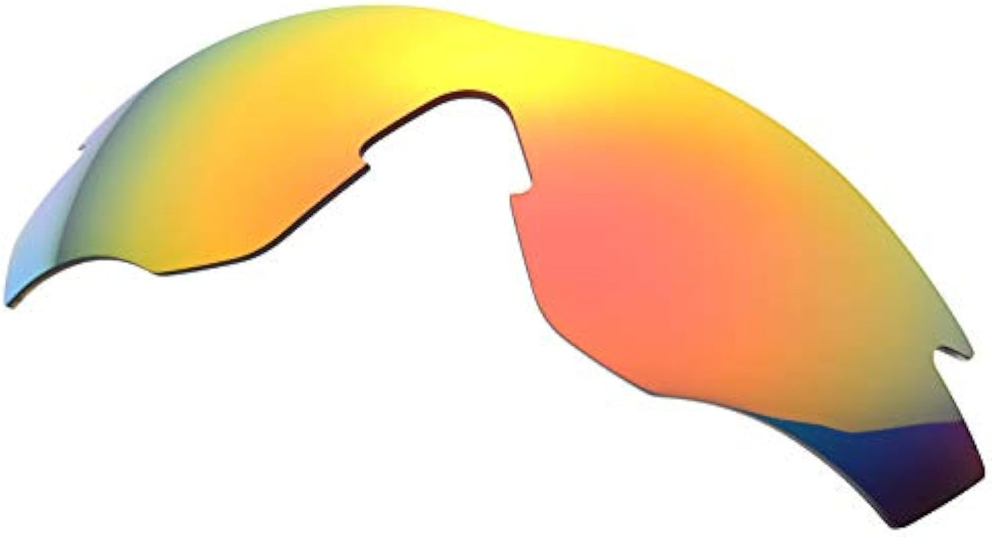 NicelyFit 4 Pairs Pack Polarized Replacement Lenses for Oakley M2 Sunglasses Glass Frames