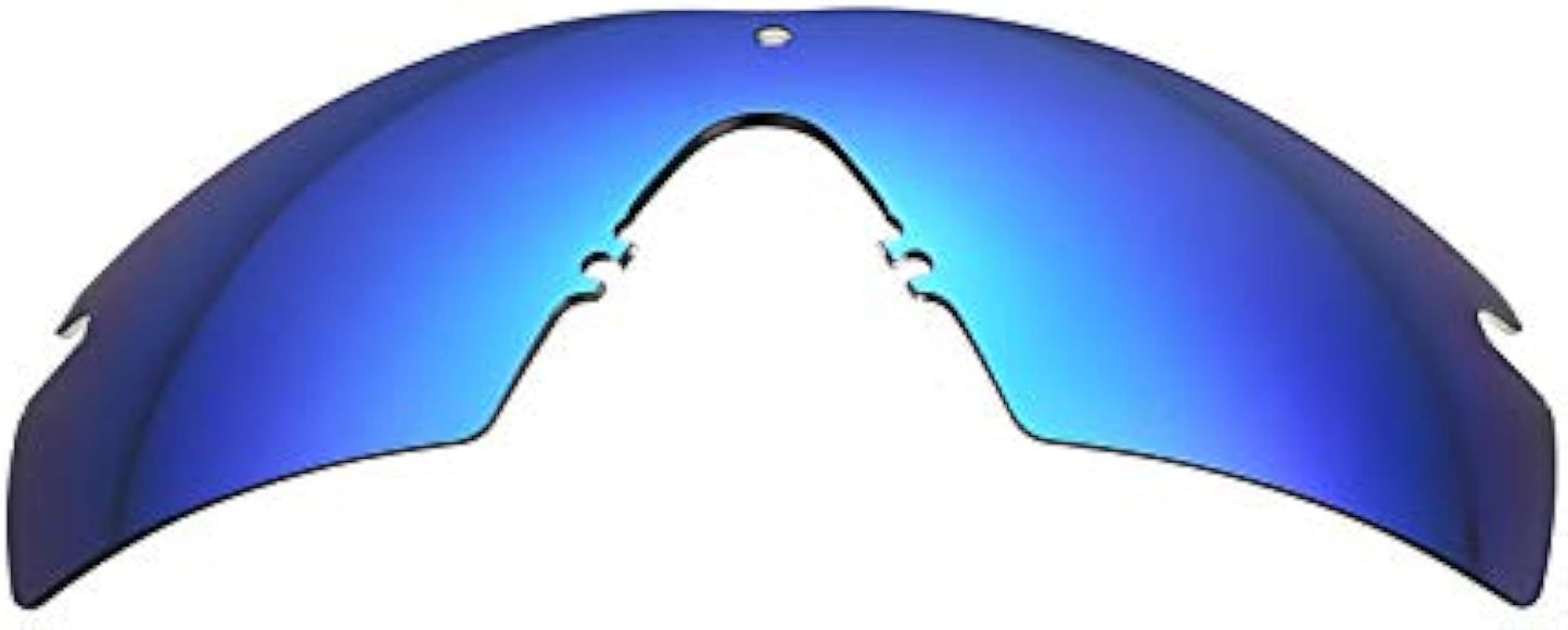 NicelyFit 4 Pairs Polarized Replacement Lenses for Oakley Si Ballistic M Frame 2.0 Sunglasses (Black Blue Red Titanium)