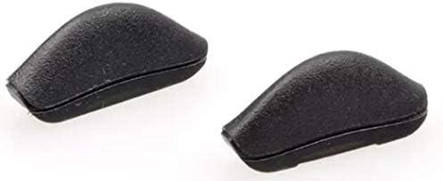 NicelyFit Black Rubber Nose Pads Pieces Buds fit Oakley Crosslink Glass Eyeglasss Frames Regular Euro Size