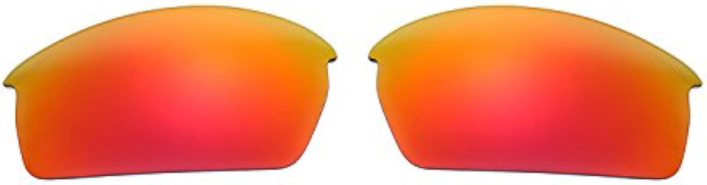 NicelyFit Polarized Replacement Lenses for Oakley Bottlecap Sunglasses (Fire Red Mirror)