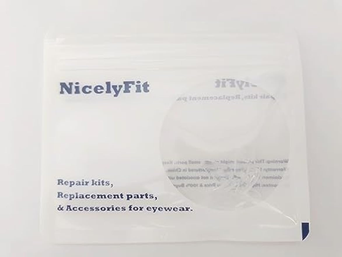 NicelyFit Screw-In Nose Pads w Air Cushion for Oakley Eye Glass Eyeglass Sunglass Frames 15mm x 7mm