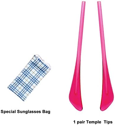 Replacement Temple Tips(Ear Socks) for Ray-Ban Aviator RB3025 3025 Sunglasses Repair Kits Nude