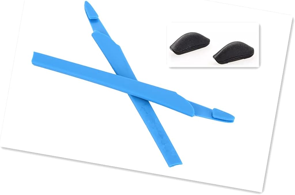 NicelyFit Replacement Kit of Temple Ear Socks Nose Pads for Oakley Crosslink Pro Sweep Switch MNP Glass Frames