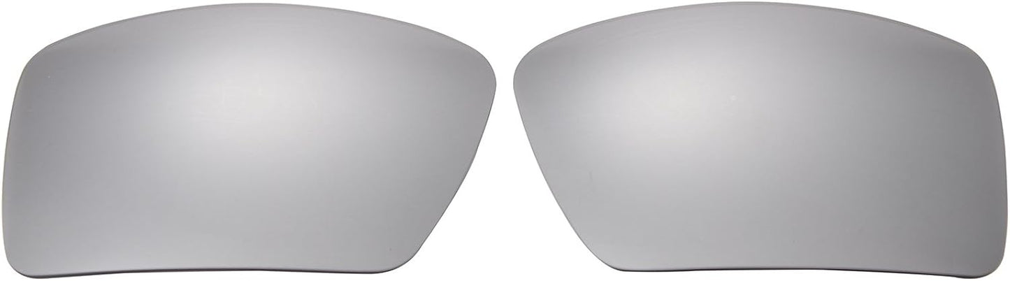 NicelyFit Polarized Replacement Lenses for Oakley Eyepatch 2 Sunglasses Glass Frame (Titanium Mirror)