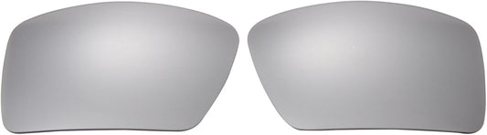 NicelyFit Polarized Replacement Lenses for Oakley Eyepatch 2 Sunglasses Glass Frame (Titanium Mirror)