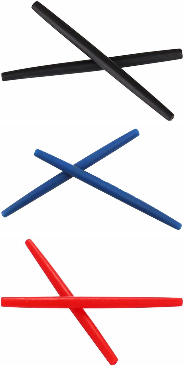 NicelyFit Replacement Temple Ear Socks for Oakley Glass Frame OX3024 OX3085 OX3144 OX5055 OX5113 OX5120 OX3133