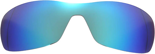 NicelyFit Polarized Replacement Lenses for Oakley Antix Sunglasses Glass Frames (Ice Blue Mirror)