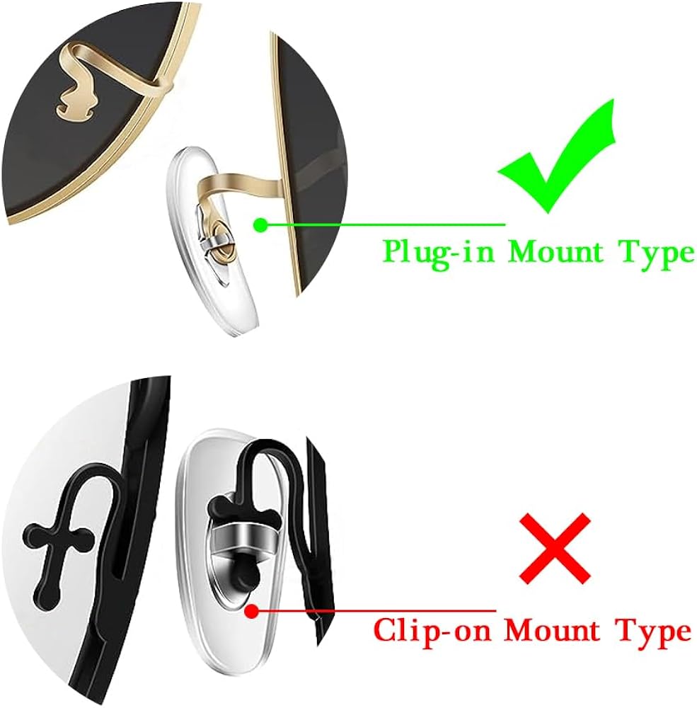 HiCycle2 Replacement Nose pads for Ray-Ban Aviator RB3025 3026 Sunglasses Repair Kits,Bonus Sunglasses cloth (Gold)