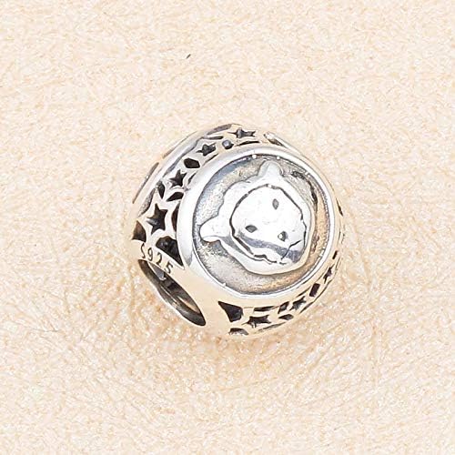 NicelyFit 925 Sterling Silver Zodiac Constellation Sign Bead Charm fit Pandora Chamilia Bracelet Necklace (Virgo)
