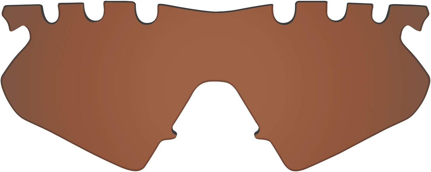 Flugger Replacement Lenses for Oakley M Frame Heater Vented Sunglass - Polarized Brown