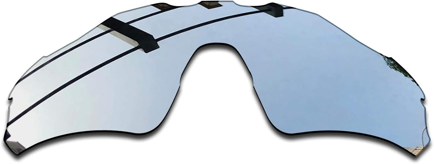 SEEABLE Premium Polarized Mirror Replacement Lenses & Rubber Kit for Oakley Radar EV Path OO9208 Sunglasses