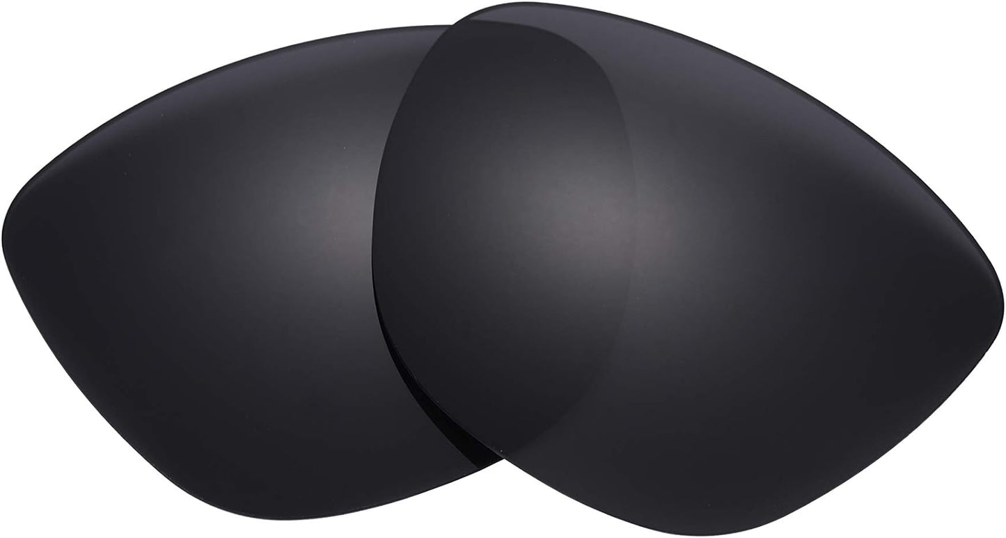 NicelyFit Polarized Replacement Lenses for Oakley Frogskins Glass Frame Sunglasses (Black)