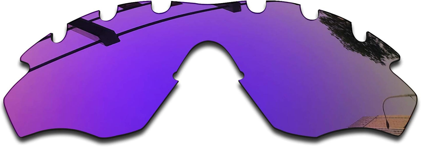 SEEABLE Premium Polarized Mirror Replacement Lenses for Oakley M2 Frame Vented OO9212 Sunglasses - Violet Mirror
