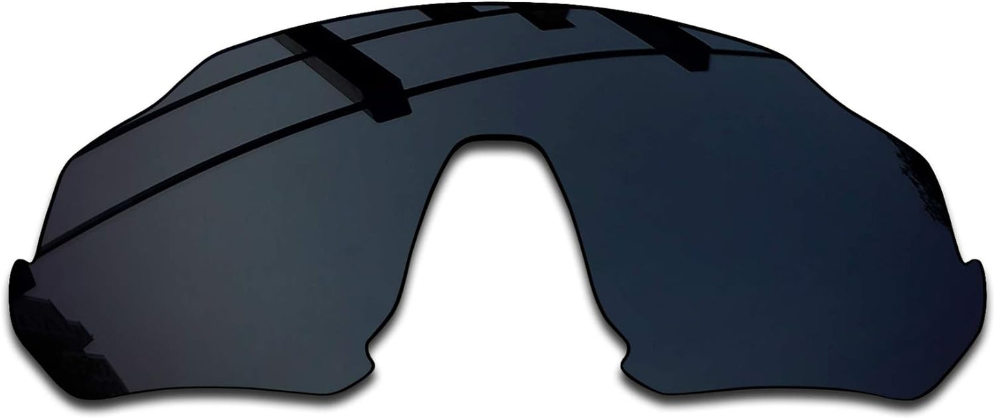 SEEABLE Premium Polarized Mirror Replacement Lenses & Rubber Kit for Oakley Flight Jacket OO9401 Sunglasses
