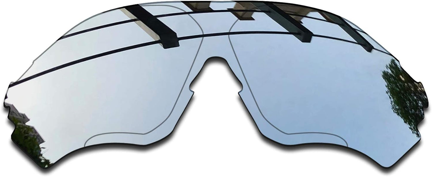 SEEABLE Premium Polarized Mirror Replacement Lenses for Oakley EV Zero Range OO9327 Sunglasses - Silver Mirror