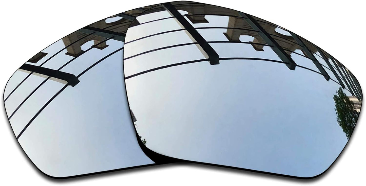 SEEABLE Premium Polarized Mirror Replacement Lenses & Rubber Kit for Oakley Field Jacket OO9402 Sunglasses