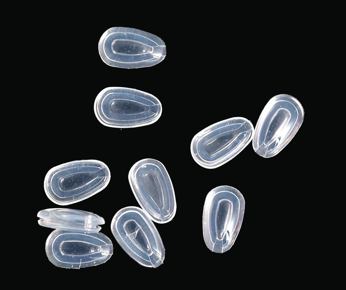 NicelyFit Clear Nose Pads for Oakley Eyeglass Frames OX3122 Tincan Tinfoil Tailpin Caveat Feedback etc.