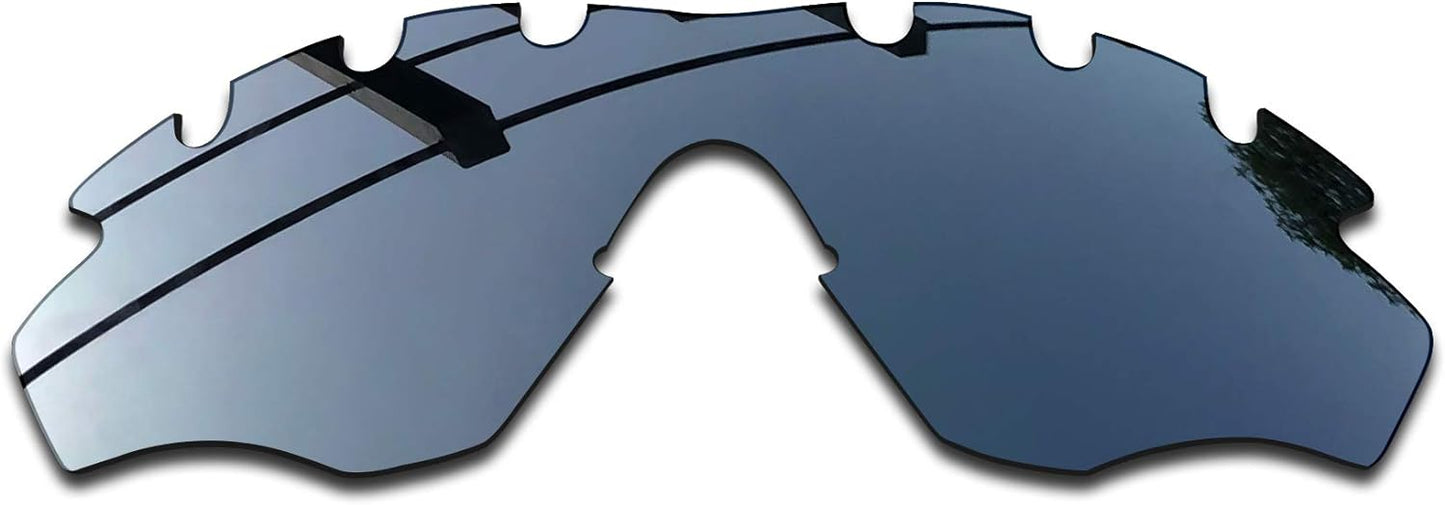 SEEABLE Premium Polarized Mirror Replacement Lenses for Oakley M2 Frame Vented OO9212 Sunglasses - Black Chrome Mirror