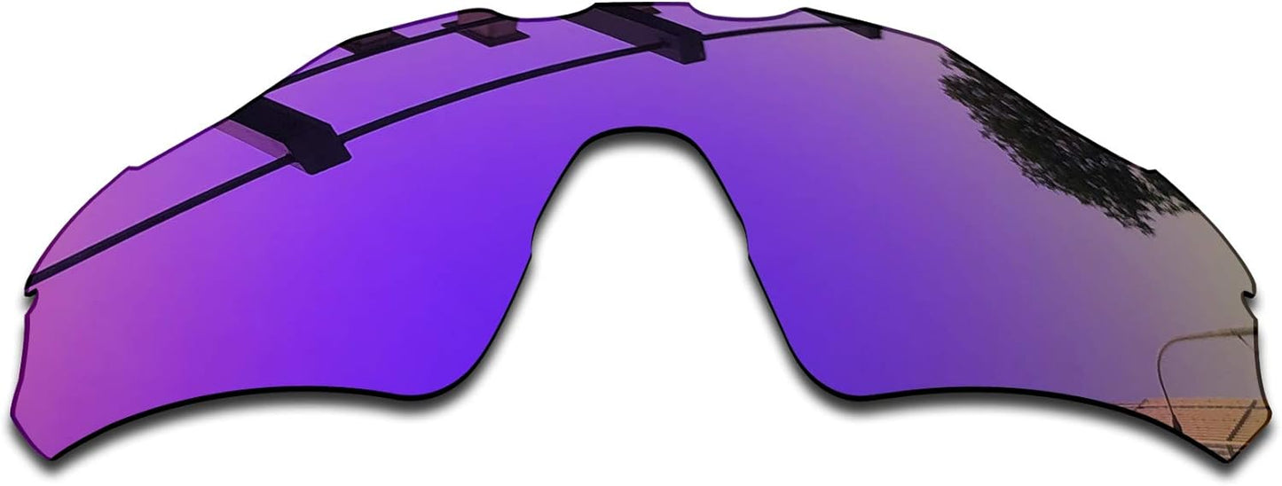 SEEABLE Premium Polarized Mirror Replacement Lenses & Rubber Kit for Oakley Radar EV Path OO9208 Sunglasses