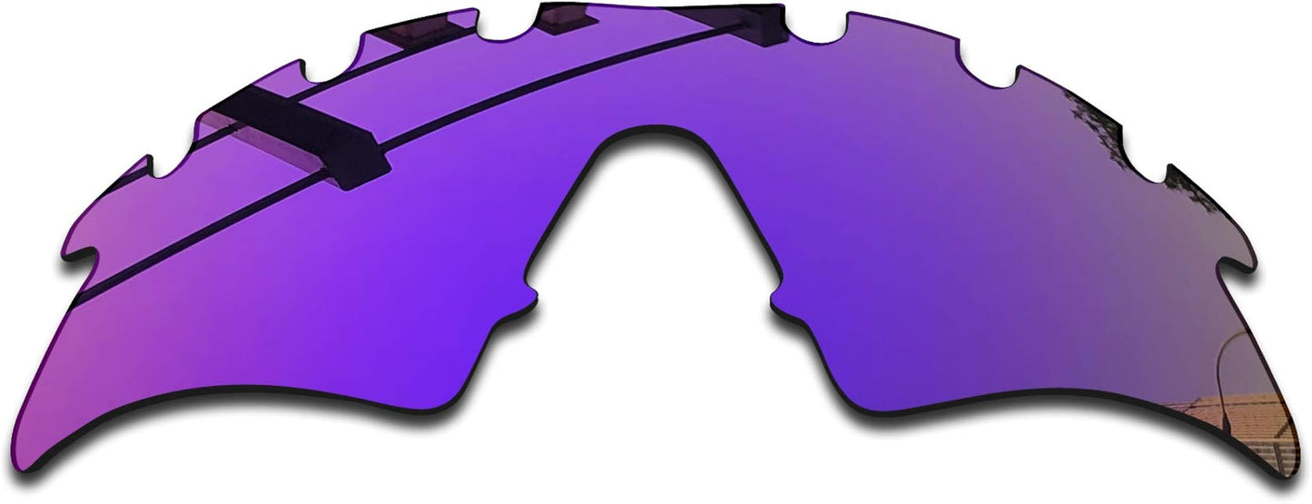 SEEABLE Premium Polarized Mirror Replacement Lenses for Oakley M Frame Sweep Vented Sunglasses - Violet Mirror