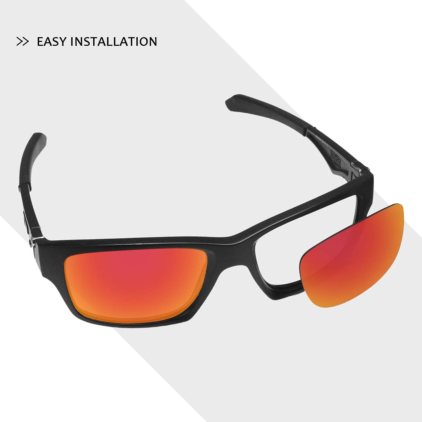 Flugger Replacement Lenses for Oakley M Frame Heater Vented Sunglass - Polarized Blue