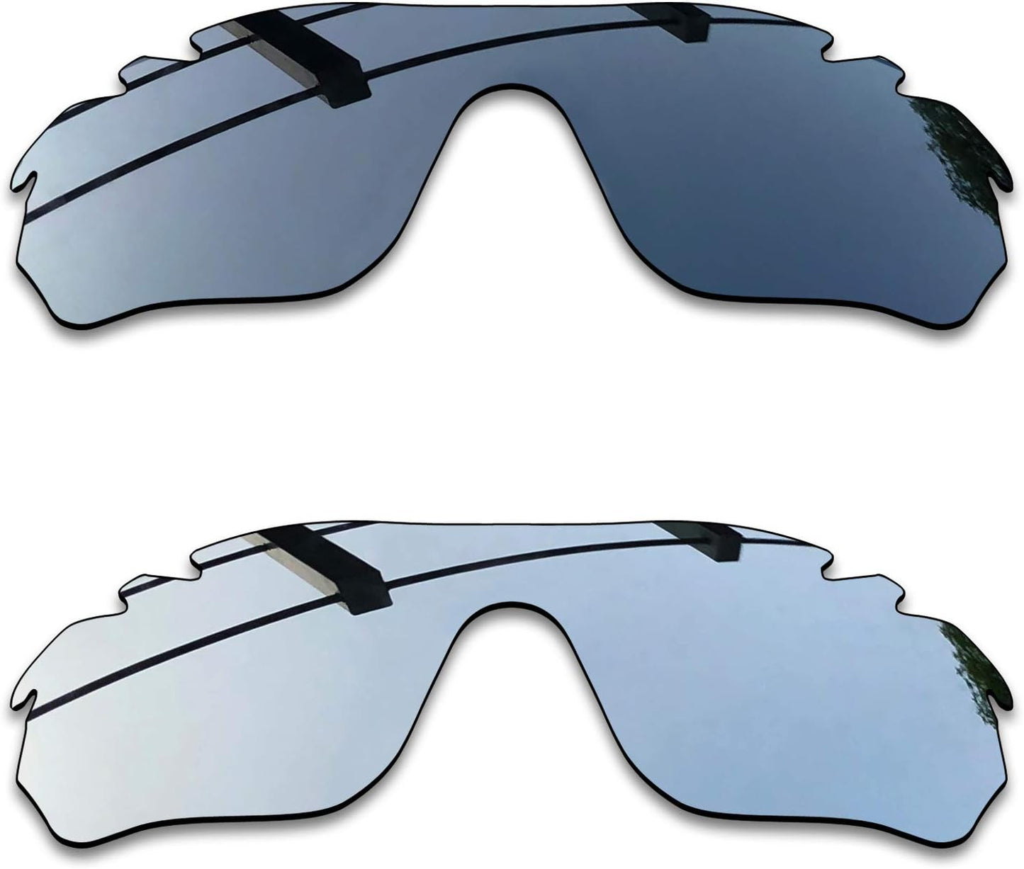 SEEABLE Premium Polarized Mirror Replacement Lenses for Oakley RadarLock Edge Vented OO9183 Sunglasses