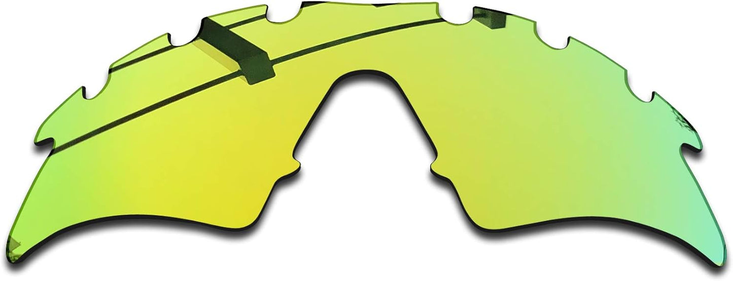 SEEABLE Premium Polarized Mirror Replacement Lenses for Oakley M Frame Sweep Vented Sunglasses - 24K Gold Mirror