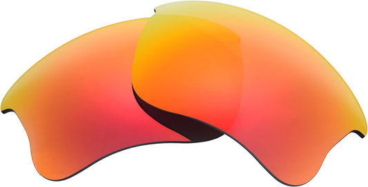 Polarized Replacement Lenses for Oakley Flak Jacket XLJ Sunglasses (Fire Red) NicelyFit