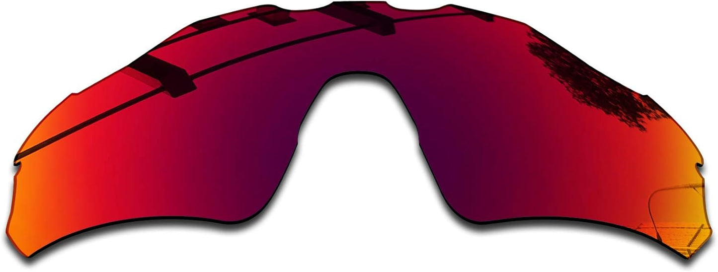SEEABLE Premium Polarized Mirror Replacement Lenses & Rubber Kit for Oakley Radar EV Path OO9208 Sunglasses