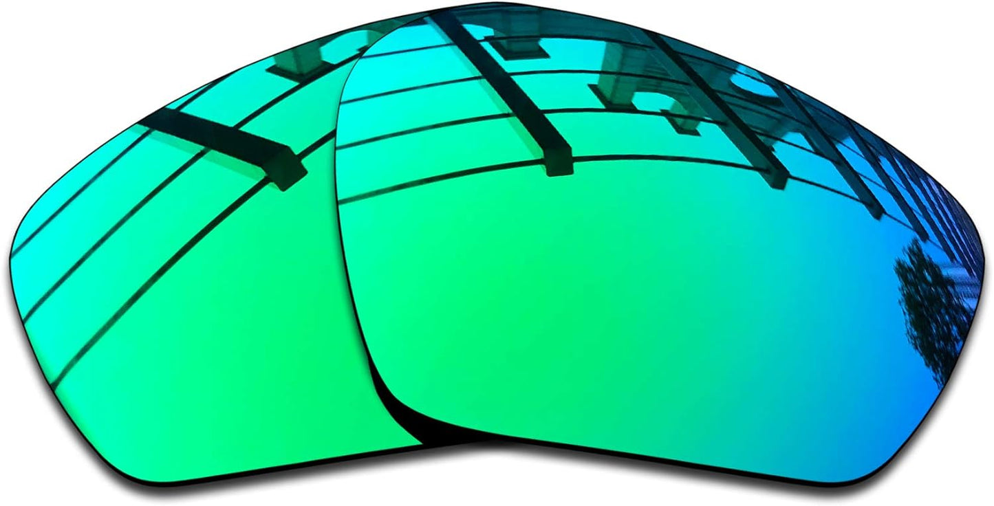 SEEABLE Premium Polarized Mirror Replacement Lenses & Rubber Kit for Oakley Field Jacket OO9402 Sunglasses