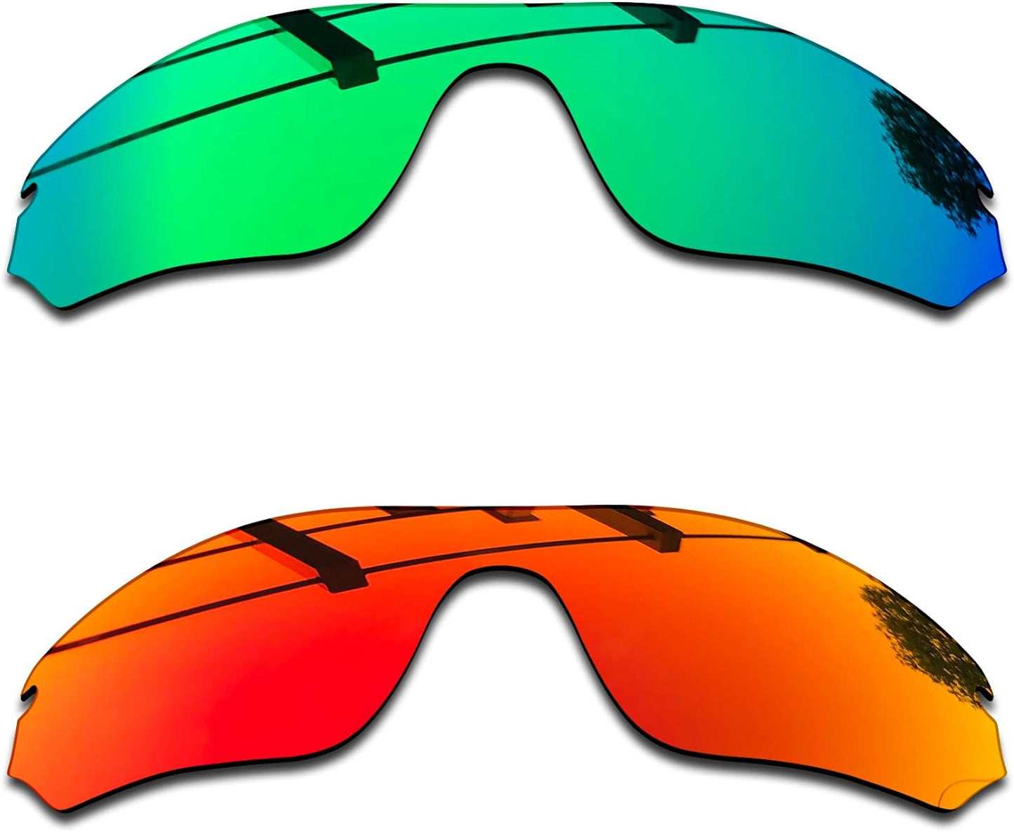 SEEABLE Premium Polarized Mirror Replacement Lenses for Oakley Radar Edge OO9184 Sunglasses