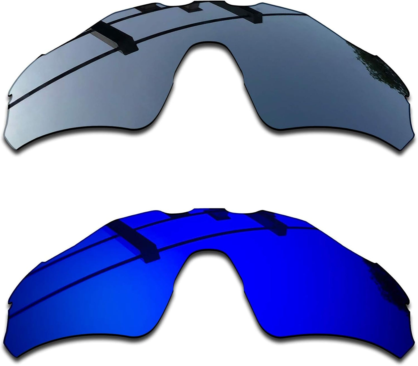 SEEABLE Premium Polarized Mirror Replacement Lenses & Rubber Kit for Oakley Radar EV Path OO9208 Sunglasses