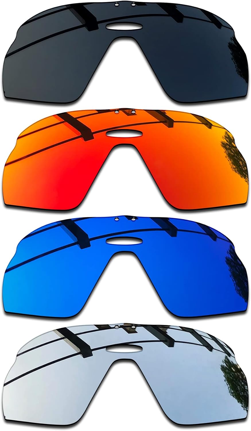 SEEABLE Premium Polarized Mirror Replacement Lenses for Rudy Project Genetyk Sunglasses