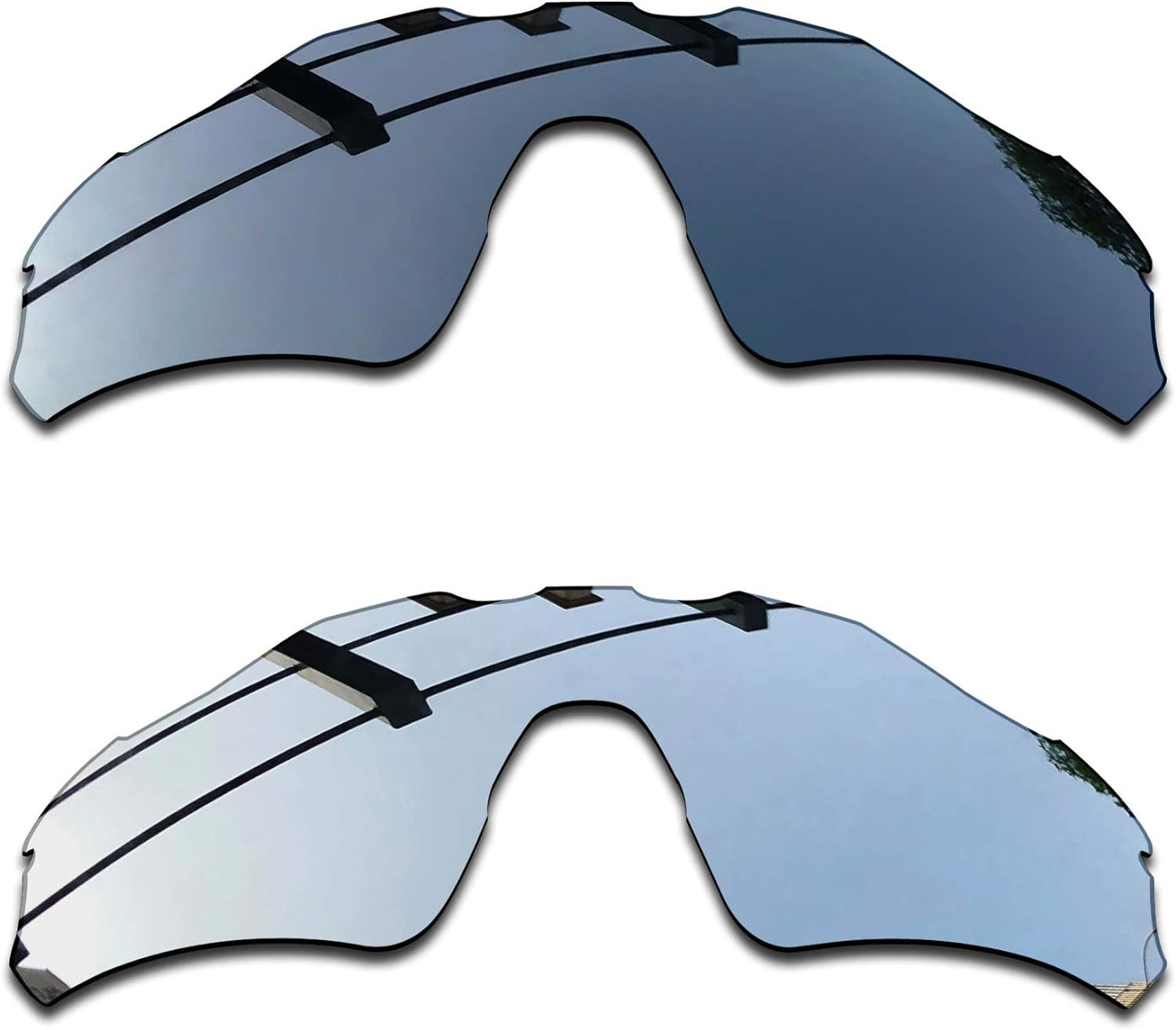 SEEABLE Premium Polarized Mirror Replacement Lenses & Rubber Kit for Oakley Radar EV Path OO9208 Sunglasses