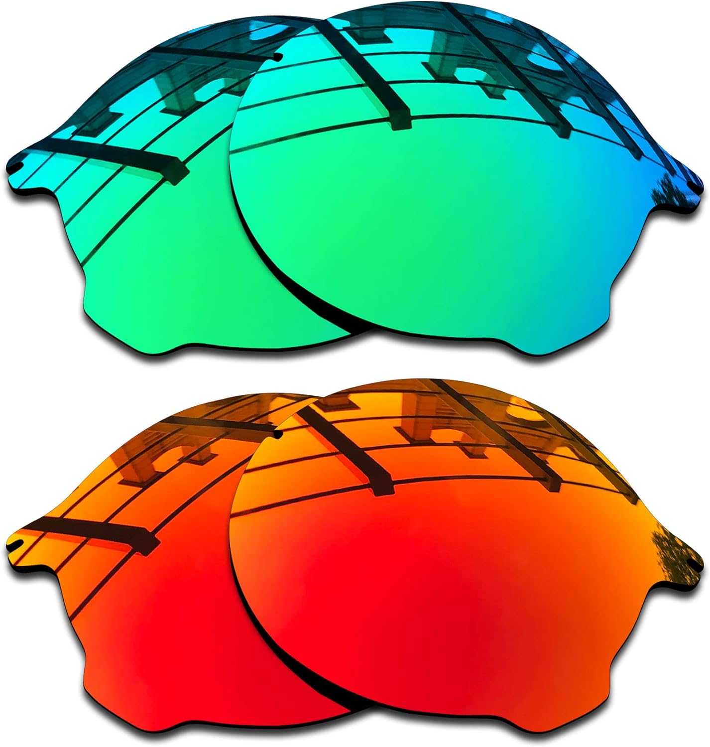 SEEABLE Premium Polarized Mirror Replacement Lenses for Oakley Tailend OO4088 Sunglasses