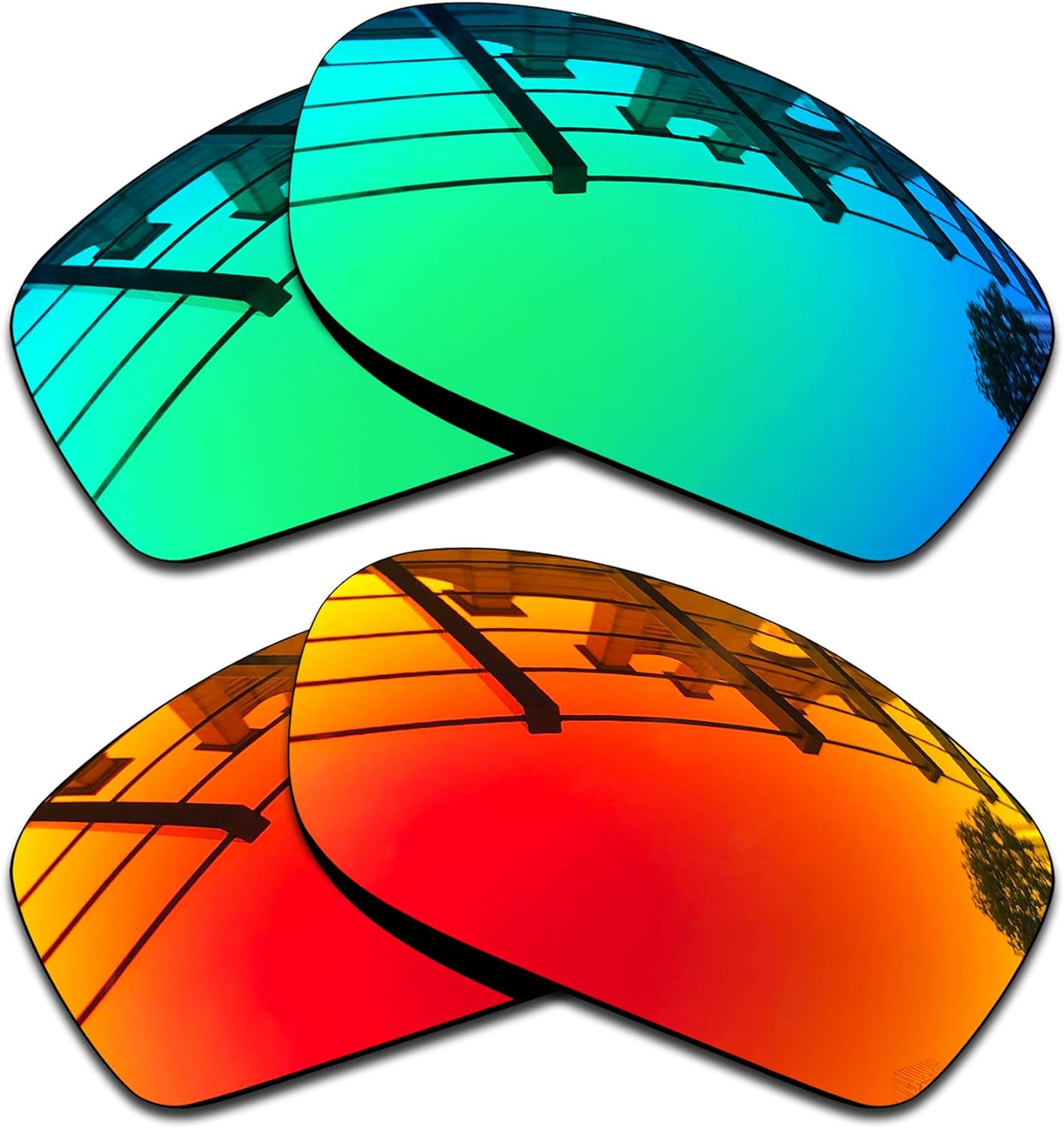 SEEABLE Premium Polarized Mirror Replacement Lenses for Oakley Fives 3.0 Sunglasses