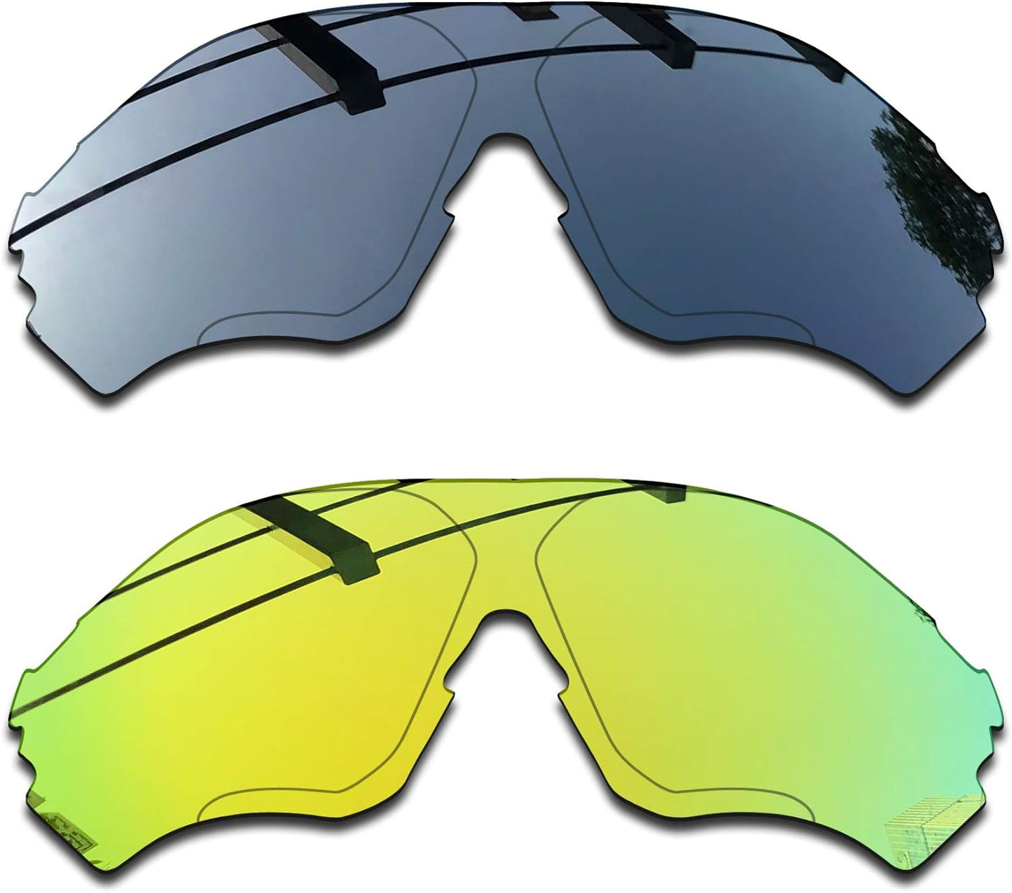 SEEABLE Premium Polarized Mirror Replacement Lenses for Oakley EV Zero Range OO9327 Sunglasses